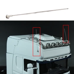 Universal Metal Antenna for 1/14 Tamiya RC Truck Scania BENZ VOLVO MAN Diy Parts