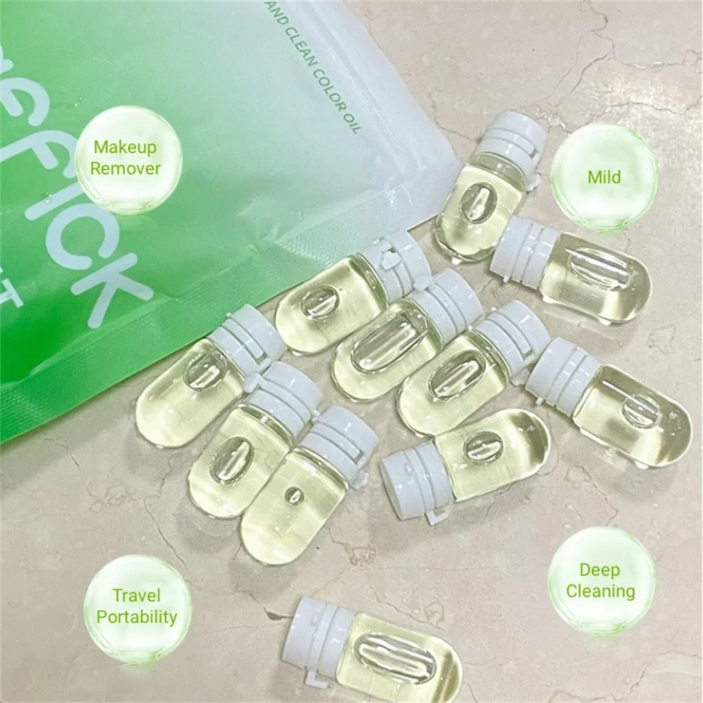 10/30 stücke Reinigung Öl Kamelie Sekundäre Gesichts Reiniger Tiefe Sanfte Reinigung Reise Tragbare Einzelne Make-Up Entferner Öl