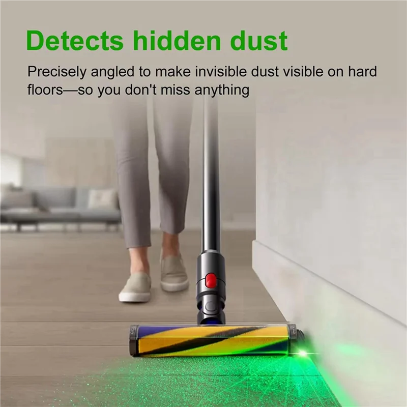 【24 часа-распродажа!】3X пылесос, светодиодная лампа для пылесоса, зеленый свет для пылесоса для шерсти домашних животных, мех собаки, модернизированный универсальный пылесос Acc