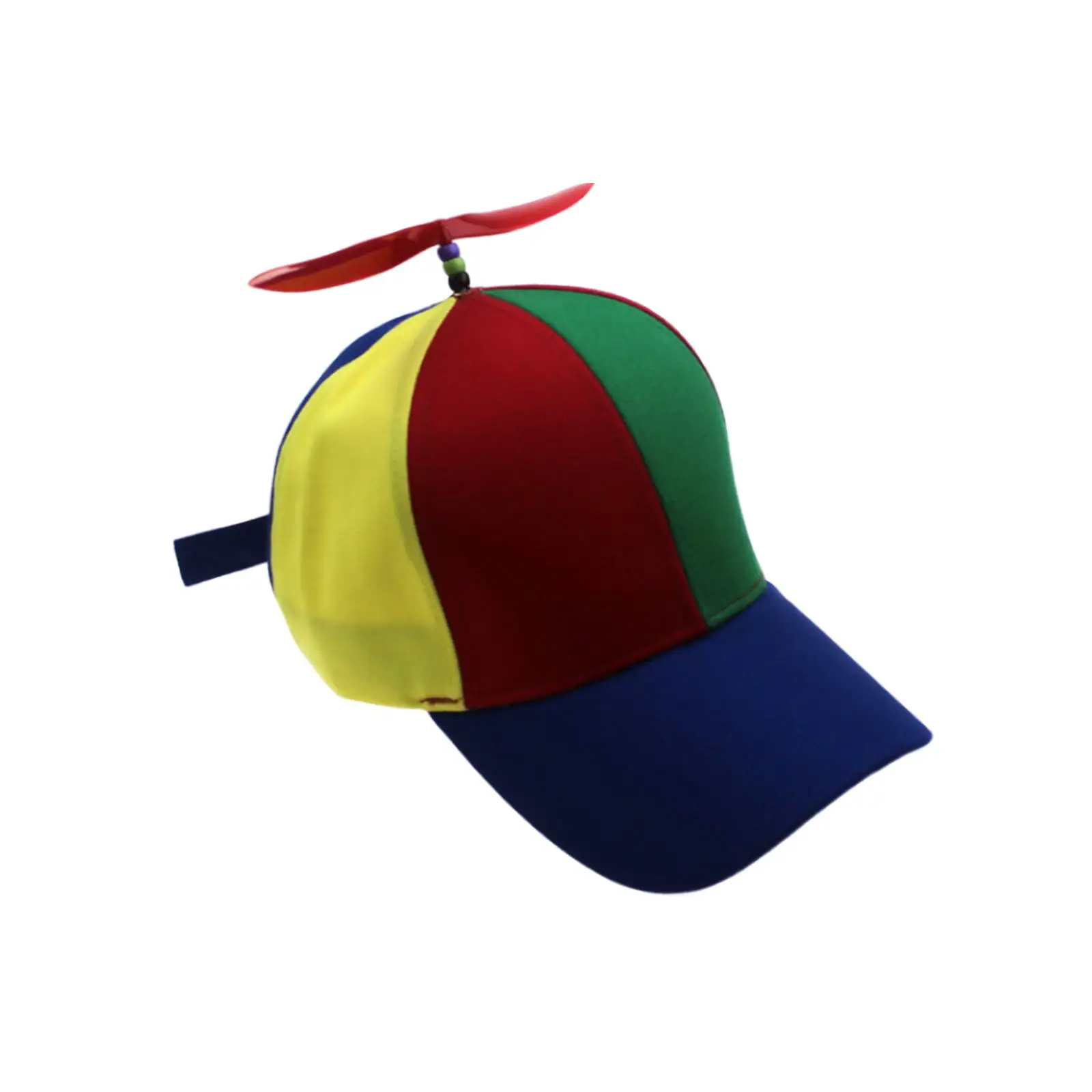 Propeller Hat Helicopter Cap Rainbow Top Hat Baseball Cap for Party Fancy Dress Outdoor