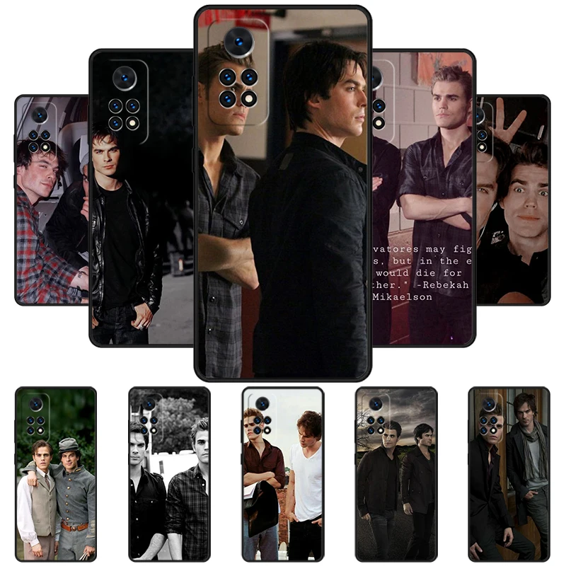 Salvatore Brothers 1864 Damon Stefan Phone Case For Redmi Note 11 EPro 11S 10T 9S Promax 8 Pro Xiaomi Mi 11 12X 12S Ultra Cover