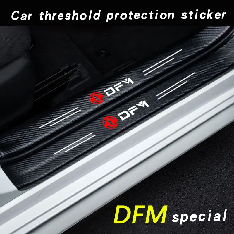 Car Sill Stickers Accessories for Dongfeng DFM Aeolus ax3 k01 Ax5 580 h30 c31 ax7 AX4 DFSK Glory 360 Cefiro MX6 S50 Accessories