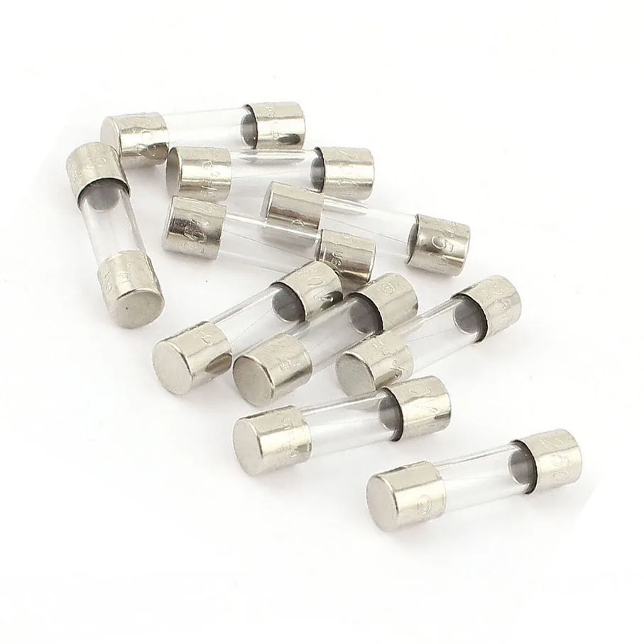 10 個 250 V 250 mA 0.25 A ファストアクションヒューズ 5 x 20 mm ガラス管 レア