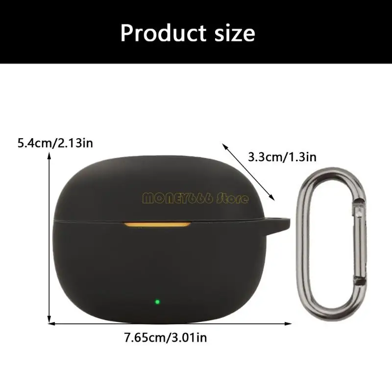 F62C أذنين أذن مقاوم للصدمات السكن الصديقة للبشرة الغسل غير القابل للغسل nonslip للبراعم T200 x الحفاظ على آمنة من الانخفاض