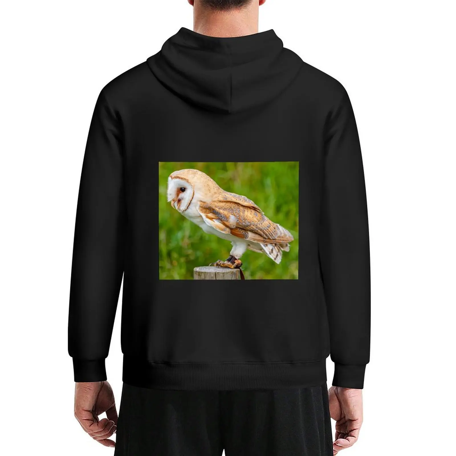 

Barn Owl in Jesses Hoodie men's clothing men clothing autumn jacket men japanese style new in hoodies & sweatshirts