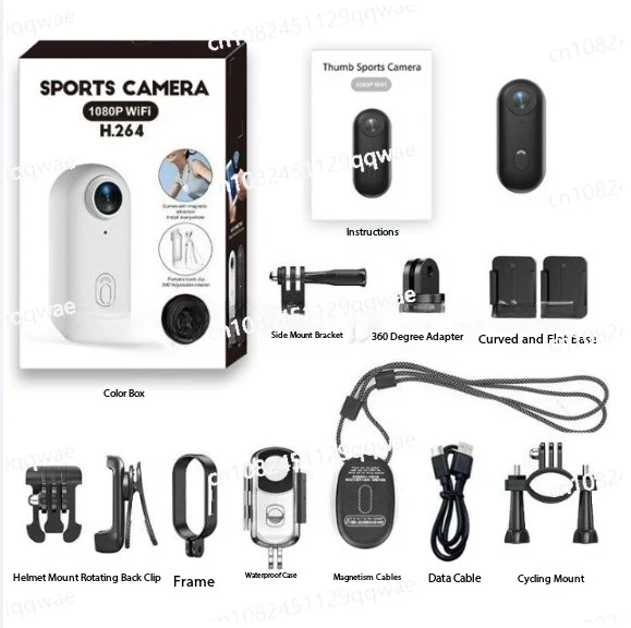 4K 128GB UHD Mini Body Camera Wearable Action Body Cam Thumb Size Hands Free Recording Body Worn Camera, Premium Portable