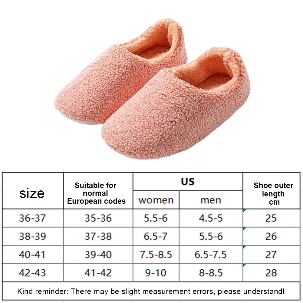 النساء نعال قماش غرفة نوم أحذية منزلية مجعد الصوف مغلق الظهر شبشب منزل الانزلاق على متعطل النعال هدية لخريف شتاء #1