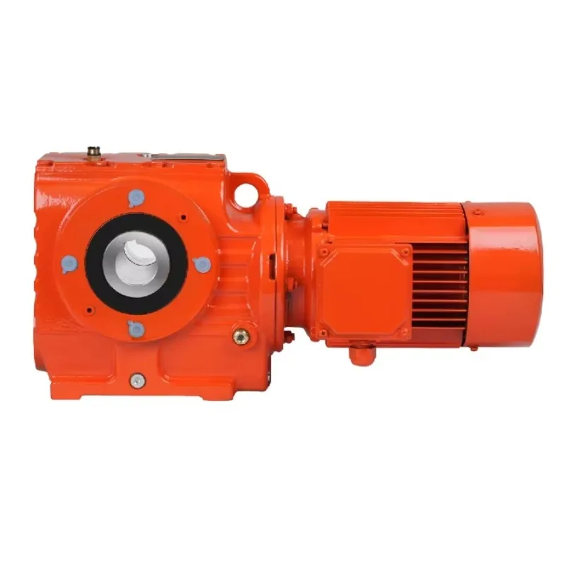 S Series Hollow Shaft Helical Gear Motor High Torque Conveyor Gearbox Replacement for SEW Belt Conveyor Systems Self-locking