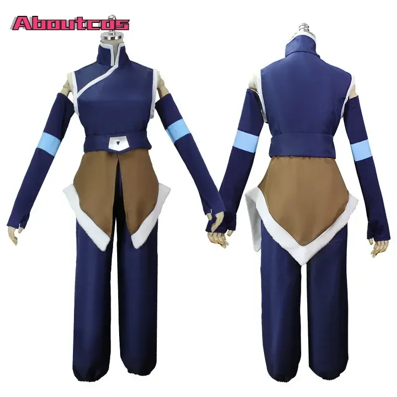 Aboutcos De Legende Seizoen 4 Korra Cosplay Anime Kostuum Vrouwen Outifits Top Broek Set Halloween Carnaval Feest Vermomming Pak