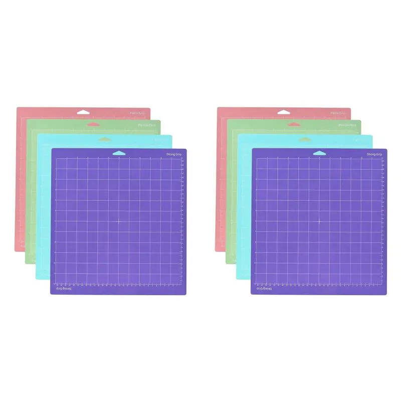 

【CHRISTMAS 】8PCS 12 X 12 Inch Repl Ment Cutting Mat Adhesive Gridded Cutting Mats For Silhouette Cameo Cutting Explore Plotter