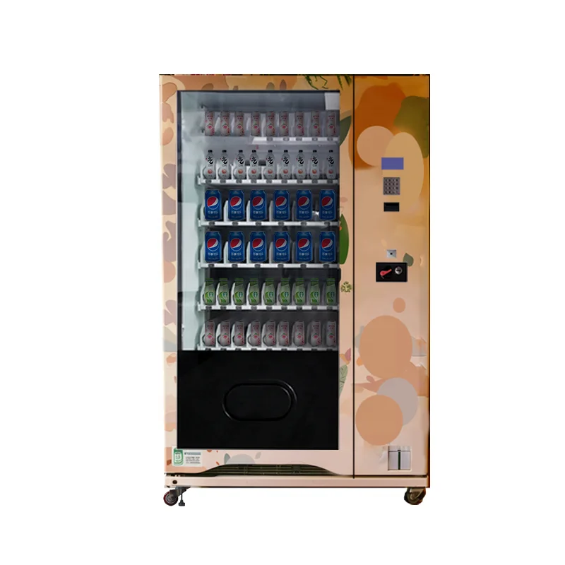 Máquina expendedora de monedas, suministros escolares Boisson, máquina expendedora para aperitivos y bebidas