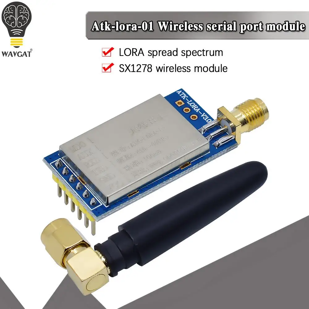 ATK-LORA-01 LORA module wireless serial communication module SX1278 wireless module 3000 meters