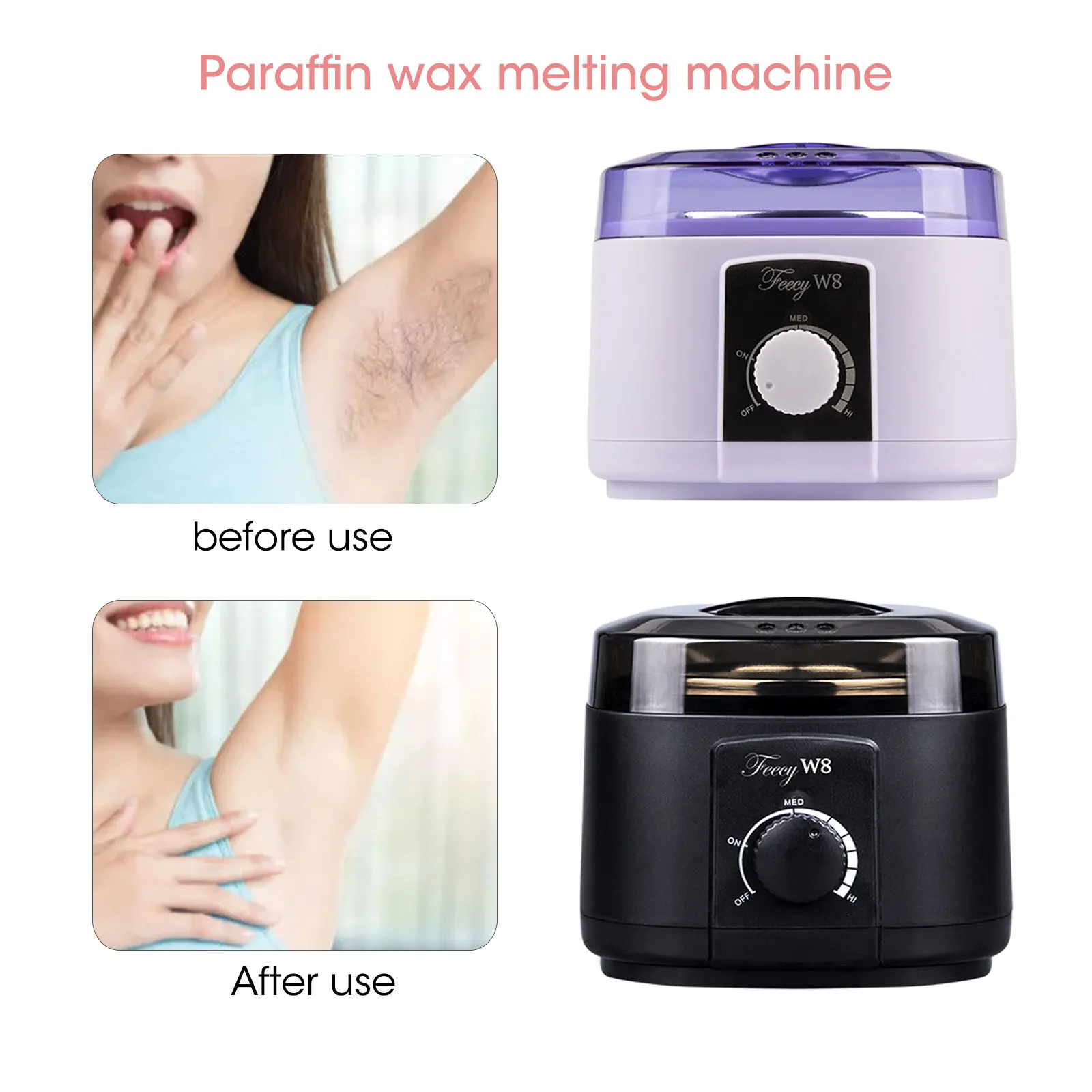 

Electric Hair Removal Machine Wax Heater Depilatory Epilator Wax-melt Waxing Kit Paraffin Heater Wax Beans Bead Heating Machine