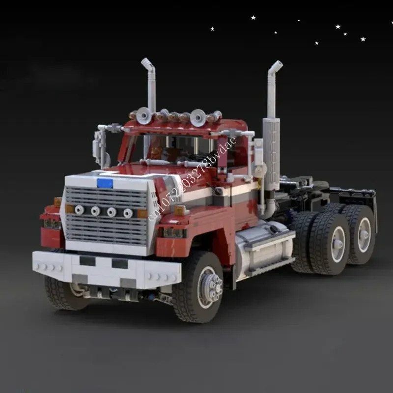 

2208 шт. высокотехнологичная механическая модель полугрузовика MOC A fully RC, строительные блоки, технологические кирпичи, креативная сборка «сделай сам», игрушки, подарки