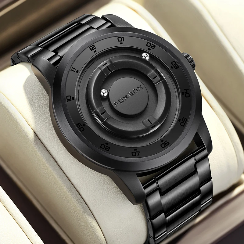 Men's Fashion Quartz Watch with Magnetic Force Quartz
