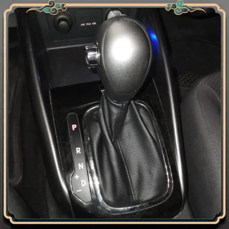 

M45K-Car Automatic AT Leather Gear Shift Knob Dust-Boot Cover For KIA Forte Koup 2009 - 2013 846401M500WK