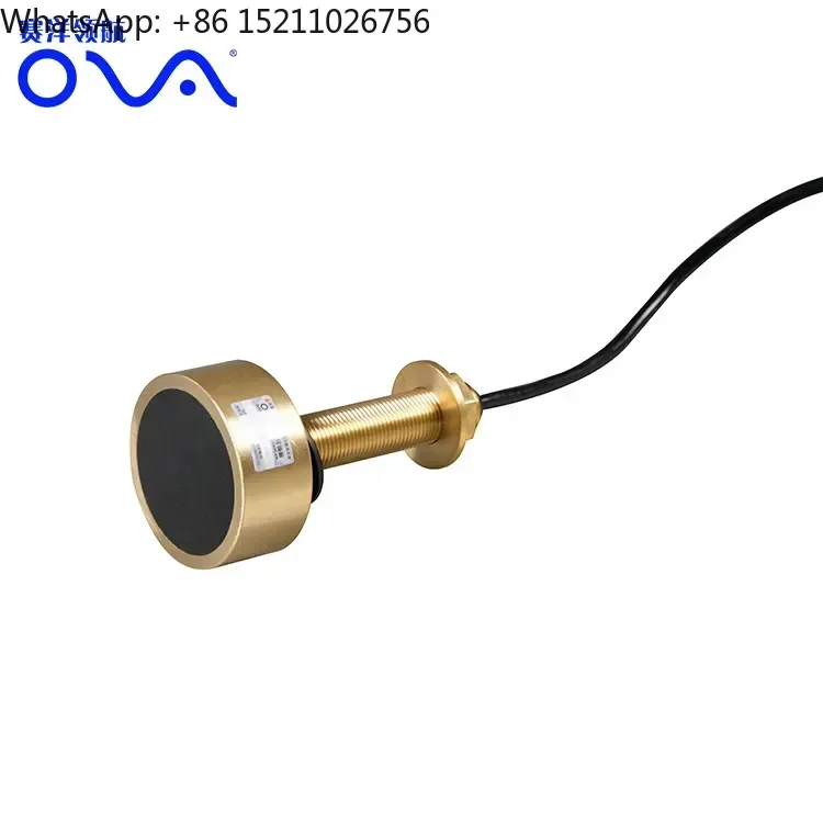 50/200KHz Marine bronze thru hull transducer for 9 pin lowrance & sim