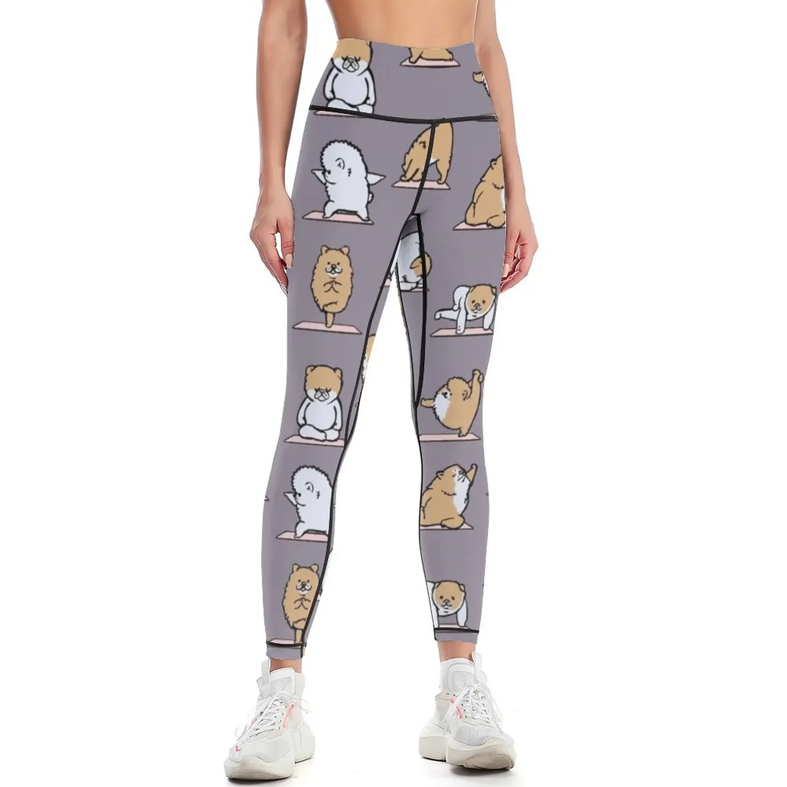 

Pomeranian Yoga Leggings Women's fitness high waist gym womans sports for push up Womens Leggings
