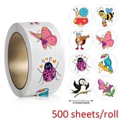 500pcs Cartoon Cute Sticker Children Reward Encouragement Sticker Birthday/holiday Party Gift Packaging Sealing Decor Lables