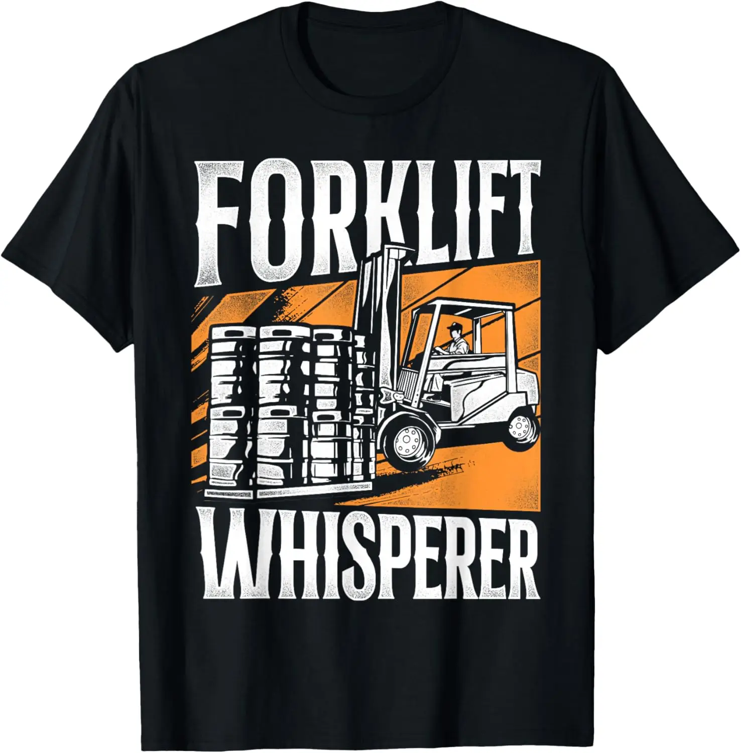 

Certified Forklift Truck Operator Vintage Forklift Whisperer T-Shirt