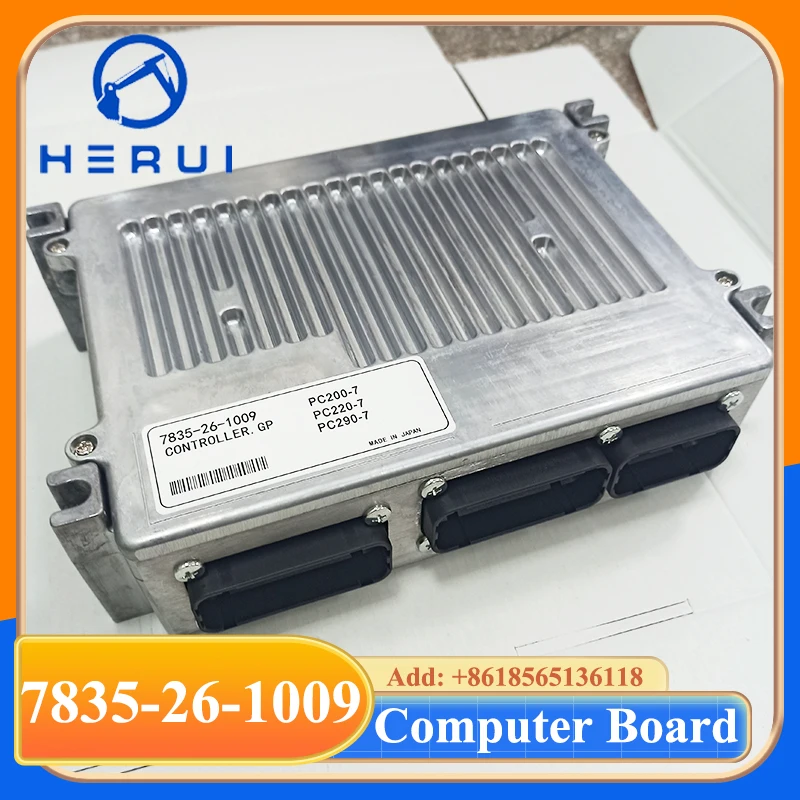 Excavator Parts PC200-7 PC220-7 PC240-7 PC290-7 ECU Controller Computer Board 7835-26-1006 7835-26-1007 7835-26-1009