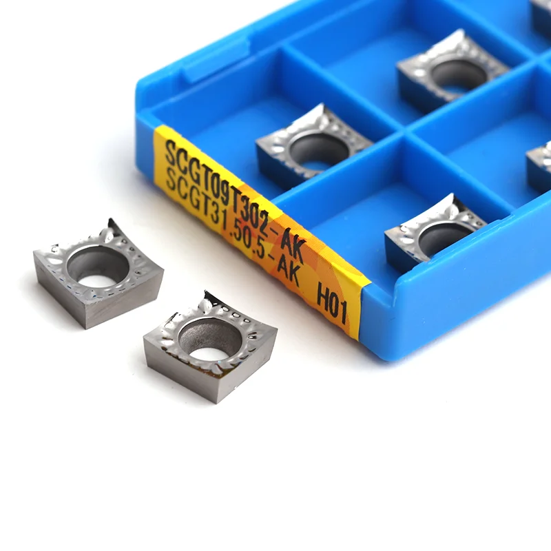 10 pz scscgt09t304 AK AK H01 tornio inserti tornio CNC utensili da taglio inserire taglio alluminio rame strumento