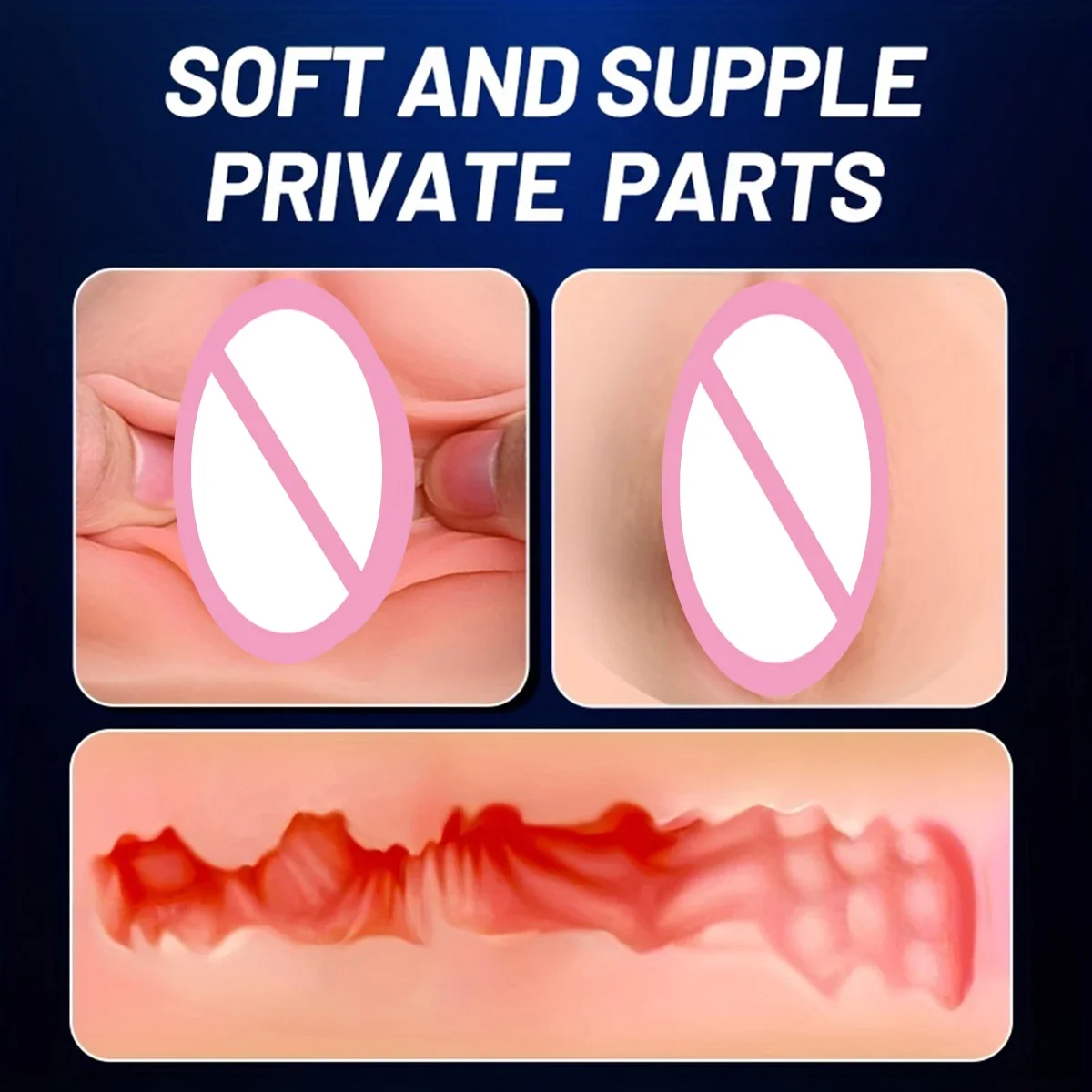 الرجال جهاز استمناء الجلد الحقيقي المهبل جيب كس قناة يحاكي الحبيبية الحقيقية نابض بالحياة المهبل الكبار الجنس لعب للرجال #5