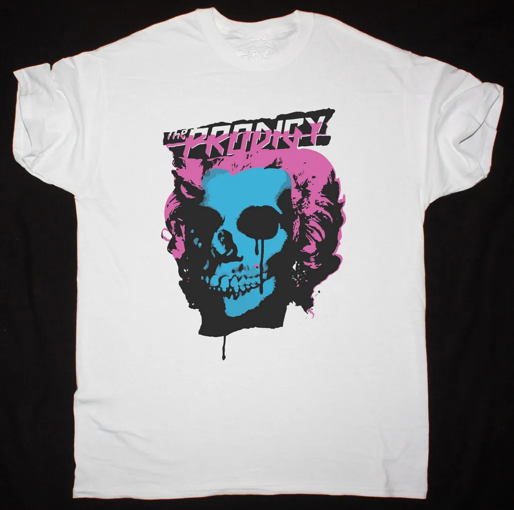 Vintage The Prodigy Band War Hole Cotton White All Size Unisex Tee Shirt MM1746