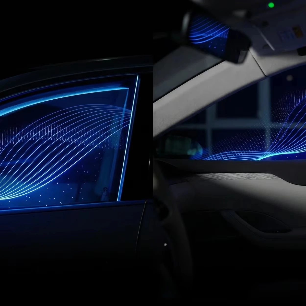 Car Sunroof Starry Sky OMTD Smart Film UV Proof 99% 60% IR Rejection 5 Year Warranty Premium Automotive Interior Decorative