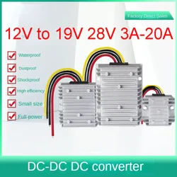 12V to 19V 30A 20A 15A 10A 8A 5A 3A Boost DC-DC Voltage Regulator 12 Volt to 28 Volt Step Up DC DC Converter for Car Laptop