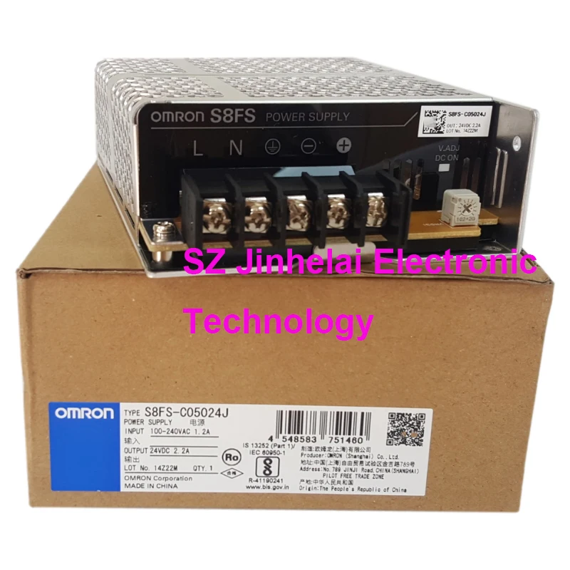 

New Original Omron S8FS-C05005 C05012 C05015 C05024 C05005J C05012J C05015J C05024J Reliable Basic Switching Power Supply 50W