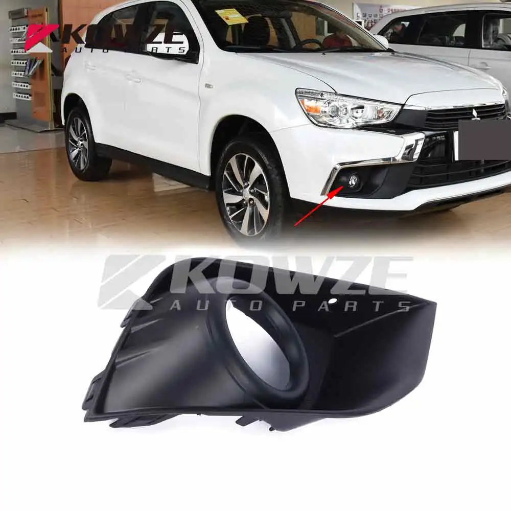 Left & Right Front Fog Lamp Bumper Garnish Cover for Mitsubishi Outlander ASX 2016 GA2W 8321A717 8321A718