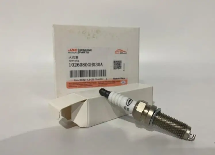 

Оригинальные 4 шт./компл. свечи зажигания JAC 1026080GH030A, высокое качество