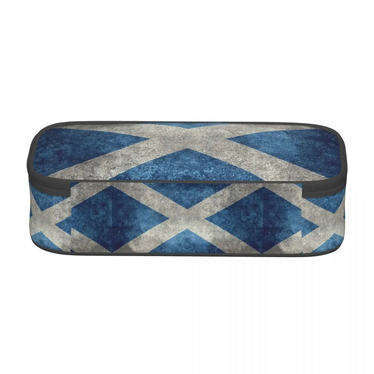 Flag Of Scotland - Grungy Vintage Version Pencil Cases for Students Pen Box Pencil Bag Large Storage Pencil Pouch Pen Holder
