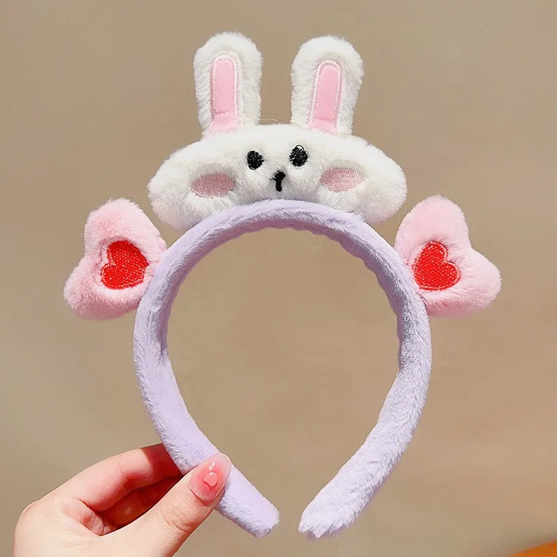 Child Adult Animals Ears Headband Cartoon Rabbit Giraffe Tiger Hairband Cosplay Costume Hair Band Birthday Party Prop Decoration