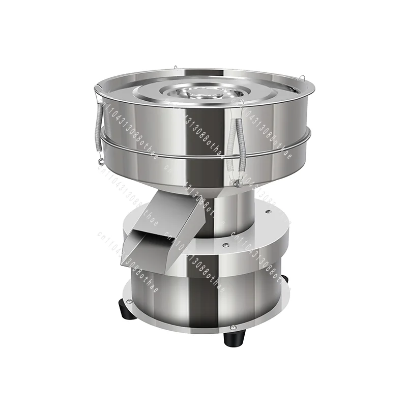 Vibrating Sieve Small Stainless Steel Screening Machine 220V Spraying Traditional Medicine Flour Electric Sieve Powder Machine
