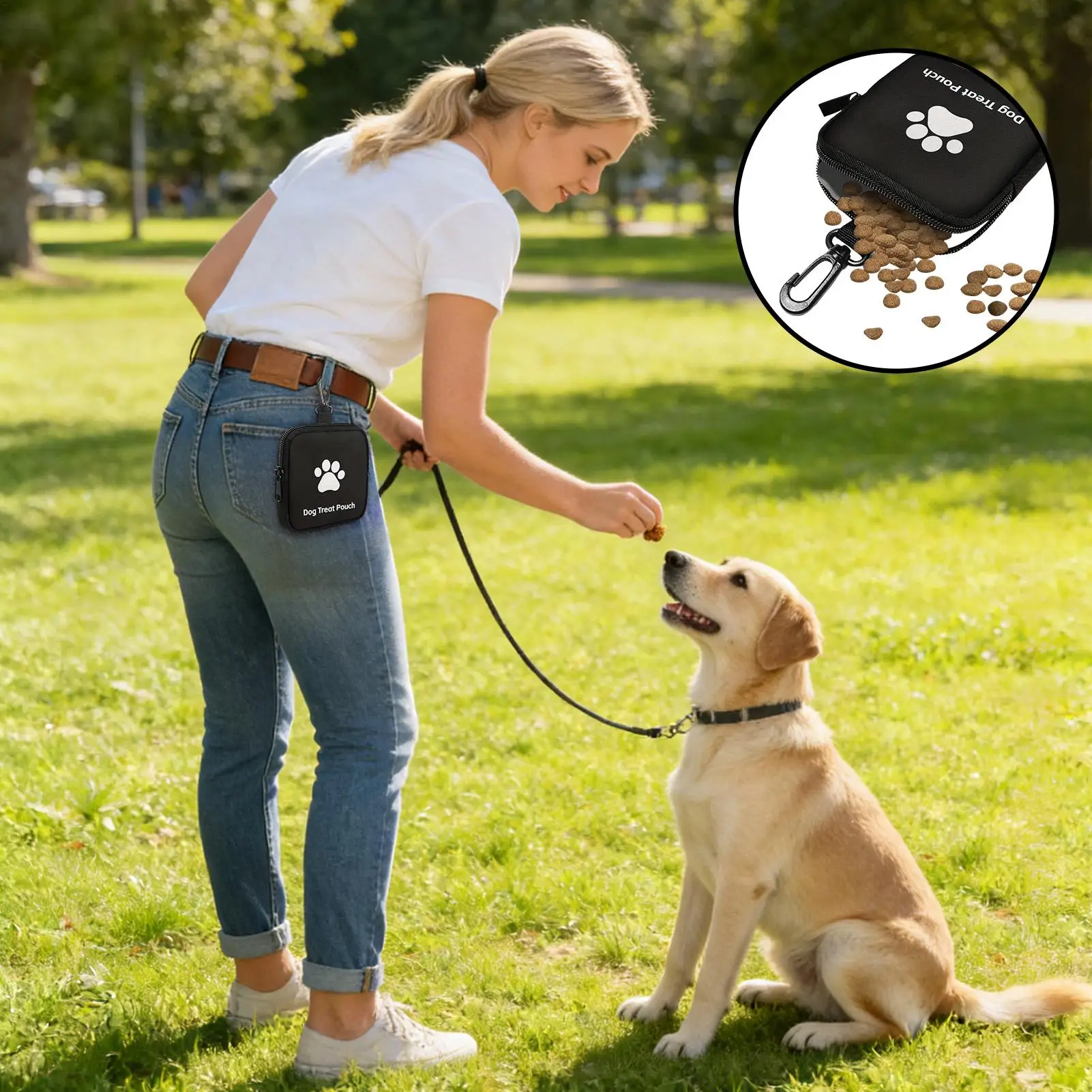 Dog Training Treat Bag Multi-functional pet bag Leakproof Portable treats Reward leak-proof  Bag for Pet supply travel-friendly