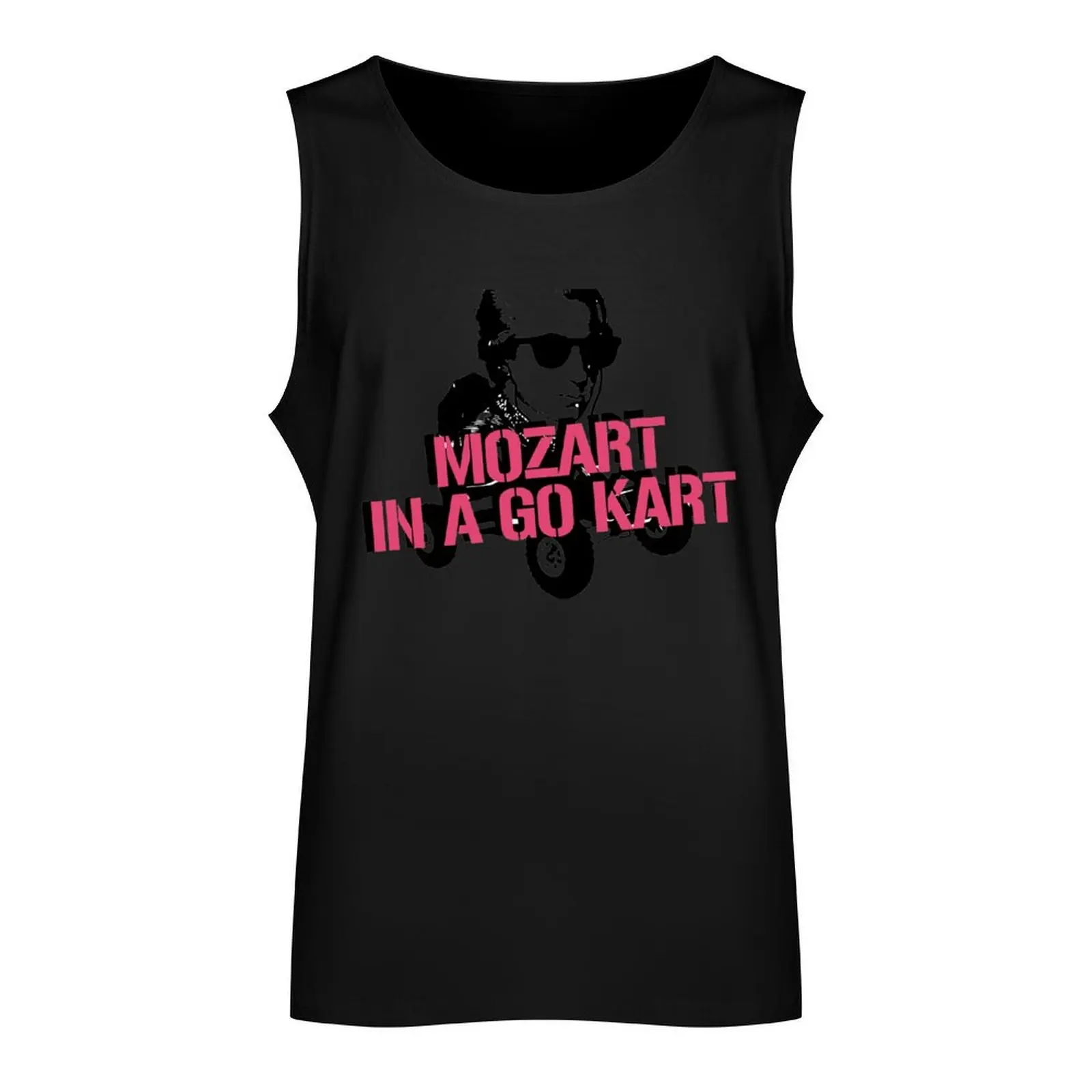 Mozart in a Go Kart Tank Top tops sleeveless man shirts summer Men's tops running shirt underwear