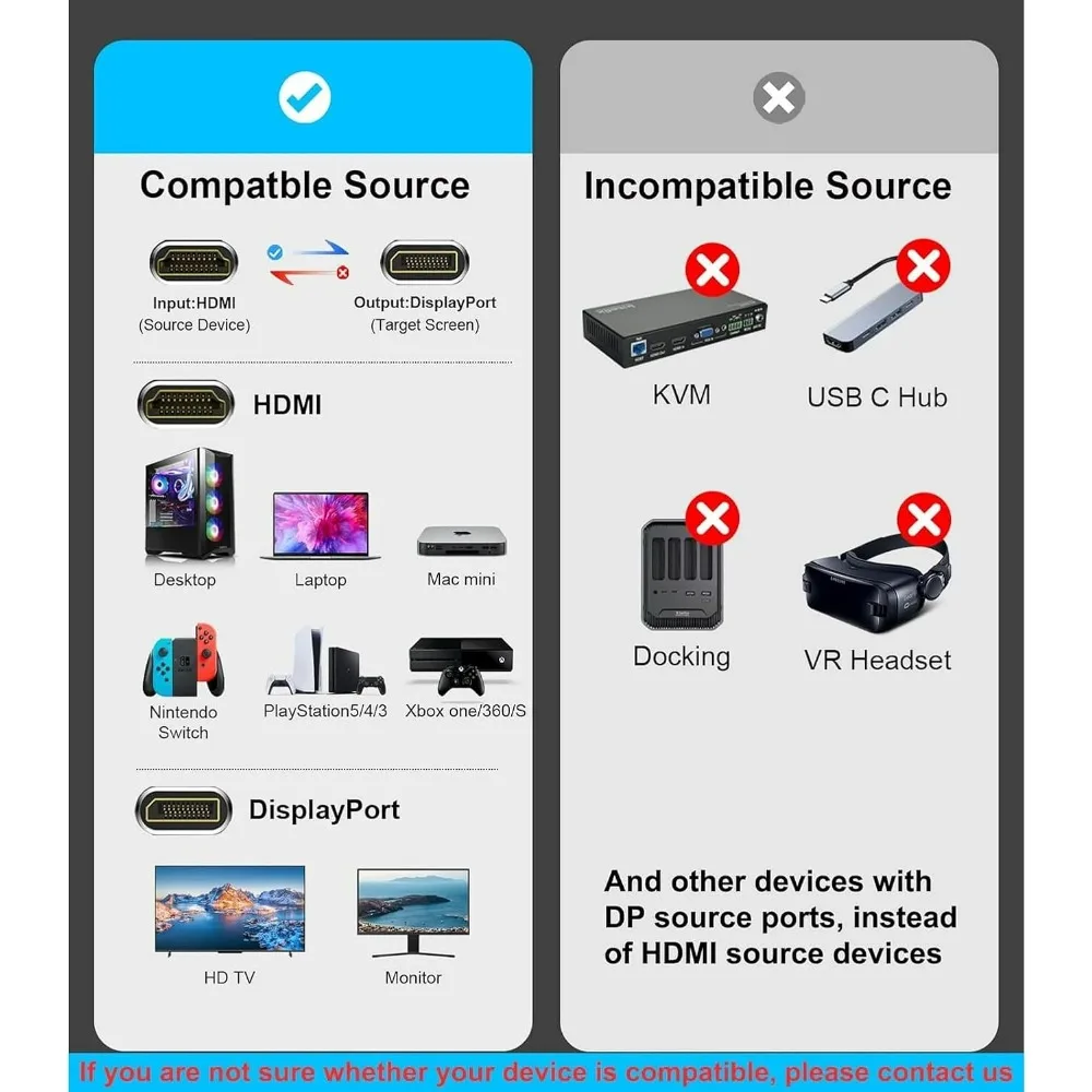 DP To HDMI-compatible Adapter 4K 60Hz DisplayPort Male To HDMI-compatible Female Video Audio Converter for PC TV Monitor Laptop
