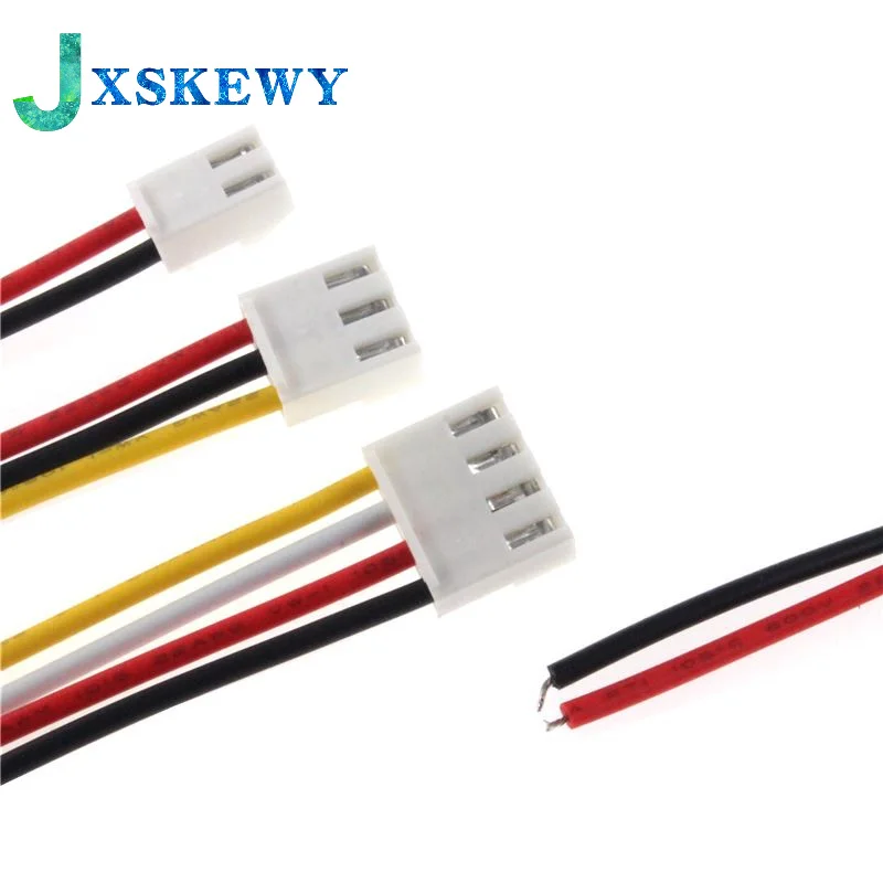 5PCS JST VH3.96 VH 3.96mm Female Housing Plug Connector Wire Cable 2 3 4 5 6 7 8 9 10Pin 22AWG Wire 20cm Length