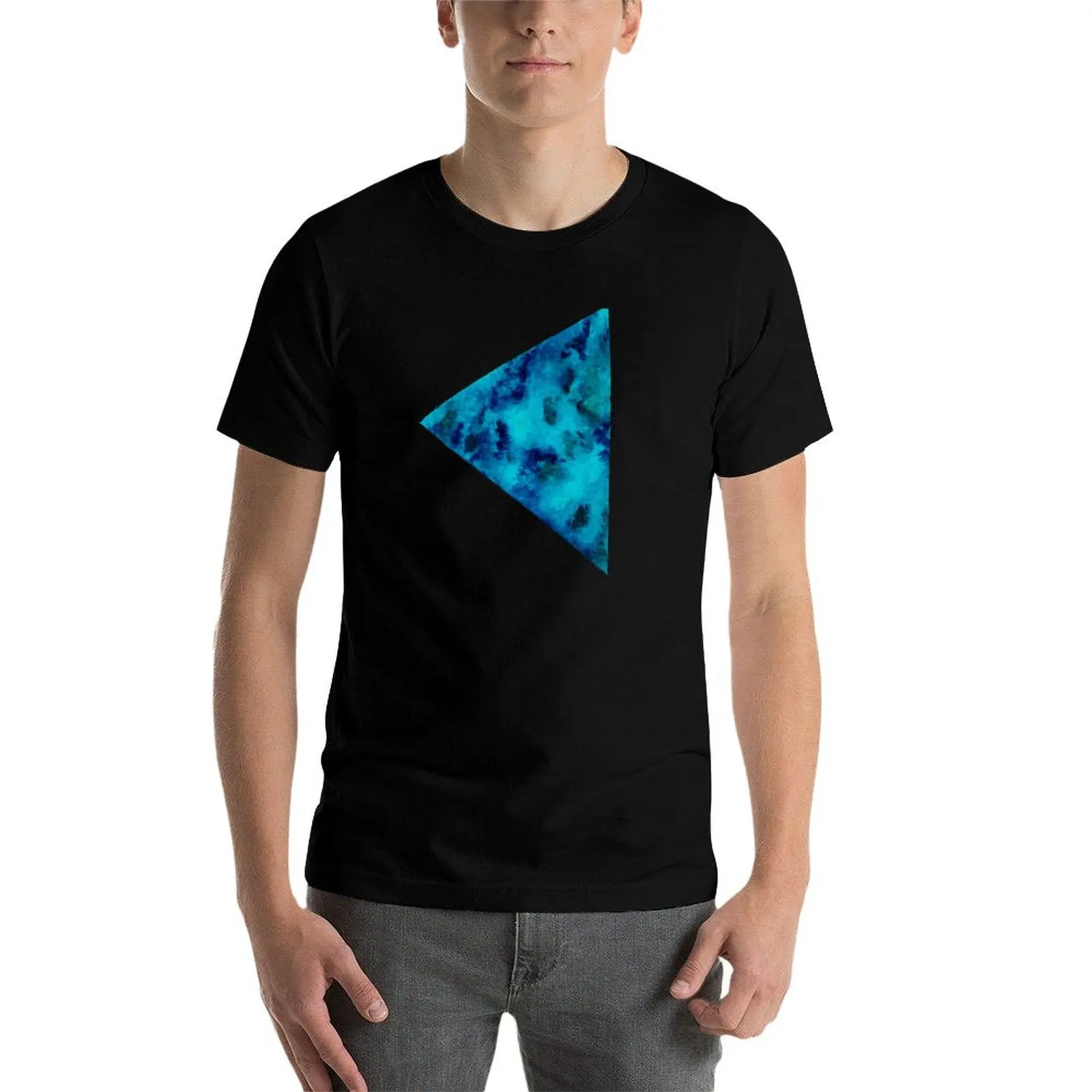T-shirt Hint of Water T-shirt anime t-shirt in cotone nero tinta unita per uomo pacchetto magliette stampate per uomo T-shirt