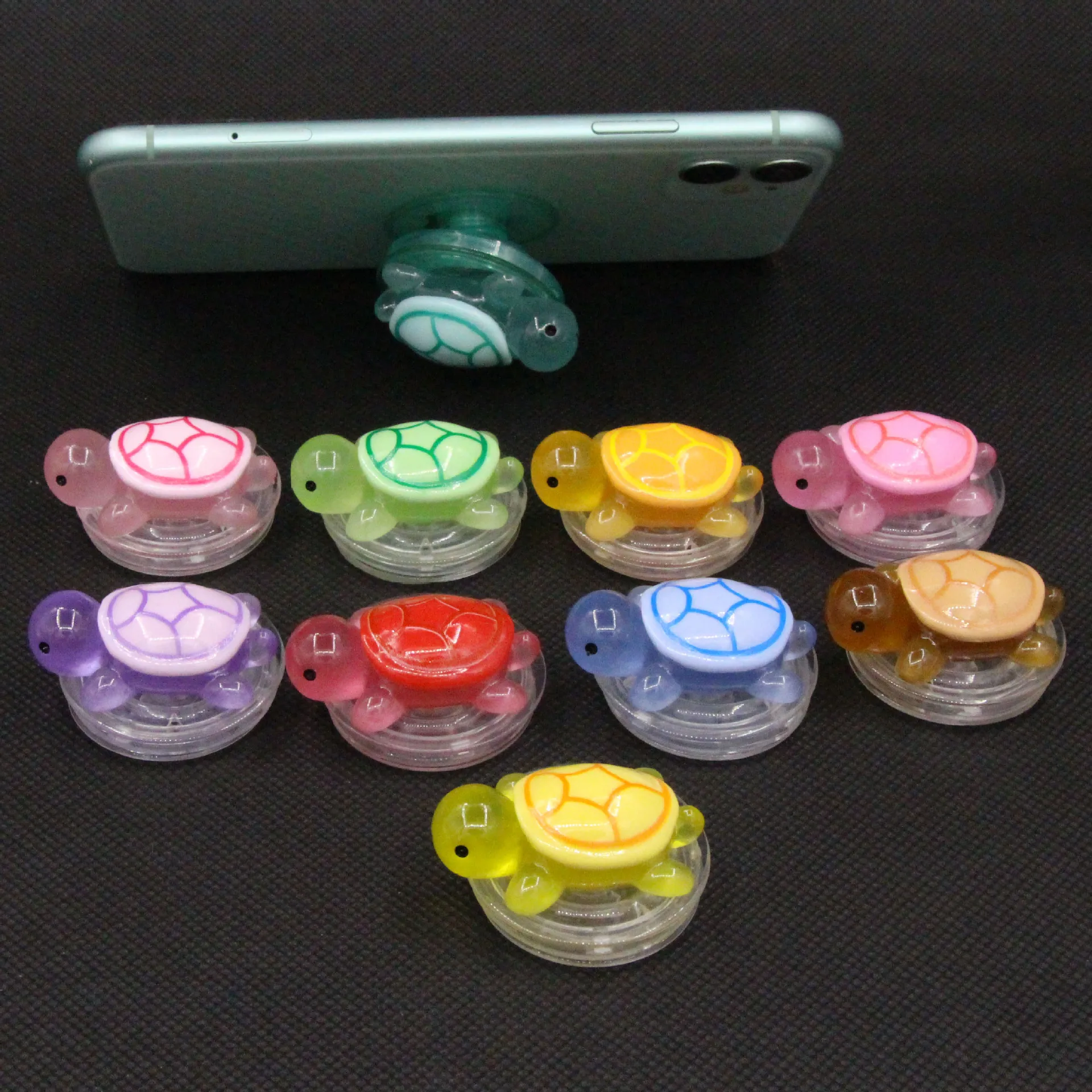 

Милый светящийся черепаховый держатель для телефона Griptok, кольцо на палец, поддержка iPhone, чехлы Samsung, Grip Tok, розетка, настольный кронштейн для подарков