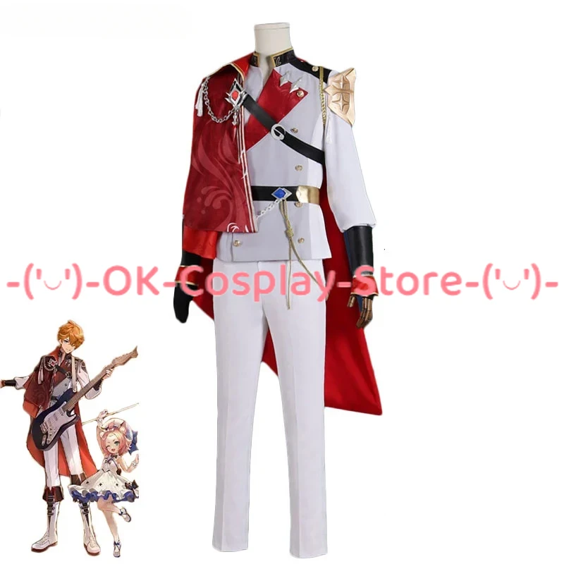 

Game Genshin Impact Symphony Concert Tartaglia Cosplay Costume Formal Suit Halloween Carnival Uniform Party Clothing Custom Made