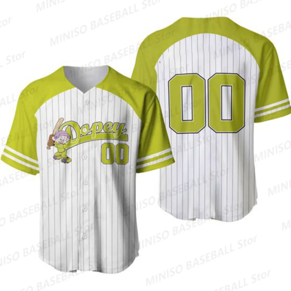 New Summer Boy&Girl Disney Series Cartoon Character Donald Duck Baseball Jersey KID/Adult Leisure Sports Outdoor Training Jersey