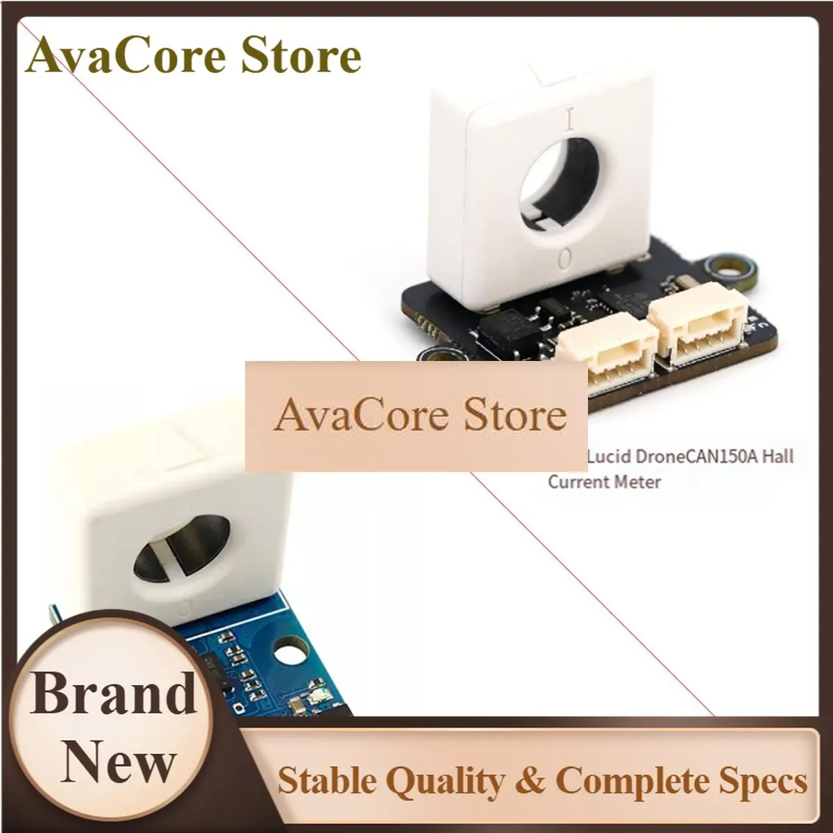 AvaCoreNew Electronics TBS Lucid DroneCan 150A Hall Sensor ESC For FPV Racing Drones, High Current Brushless Motor Speed Control