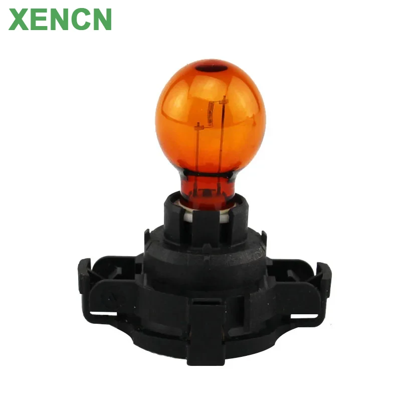 XENCN PY24W 12V Car Turn Signal Light Original Bulb Amber Daytime Light 1300610092 Car Front Rear Indicators Lamp 1pcs
