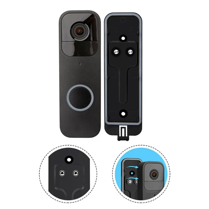 Suitable For Blink Base Plate, Video Doorbell Back Plate, Back Plate Doorbell Hardware Easy Install Easy To Use