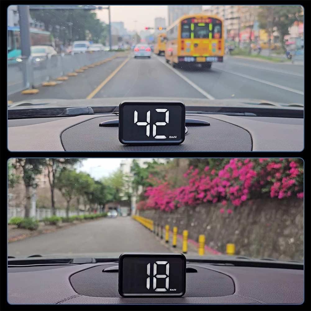 GPS KMH MPH HUD Digital Speedometer Head Up Display Digital Speed Meter Gauge Big Font Speed Universal for Cars Truck