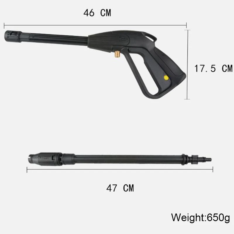 LAVOR high-pressure cleaning machine, car brushing water gun, car washing machine with extended rod duckbill adjustable nozzle
