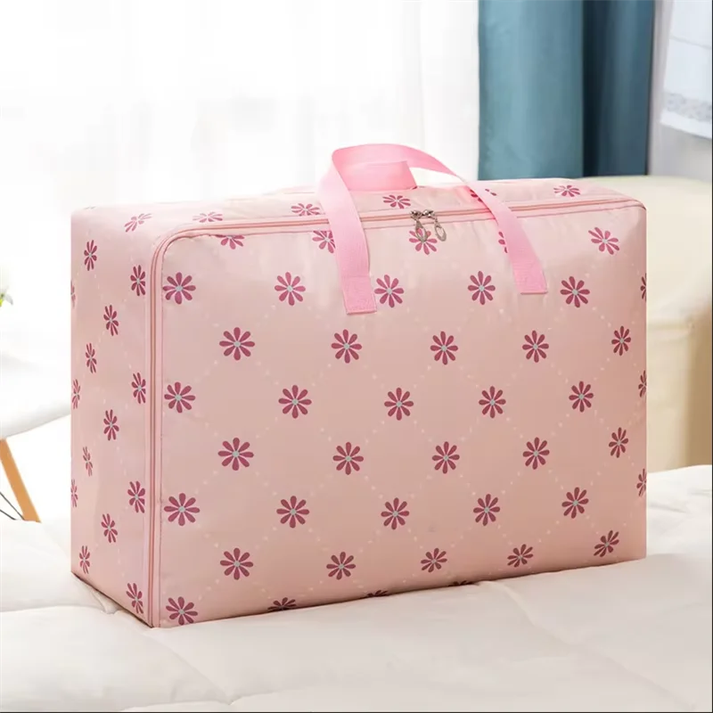 Wardrobe Large Capacity Cotton Quilt Clothes Storage Organizing Bag Student Luggage Storage Bag Toy Miscellaneous Storage Bag